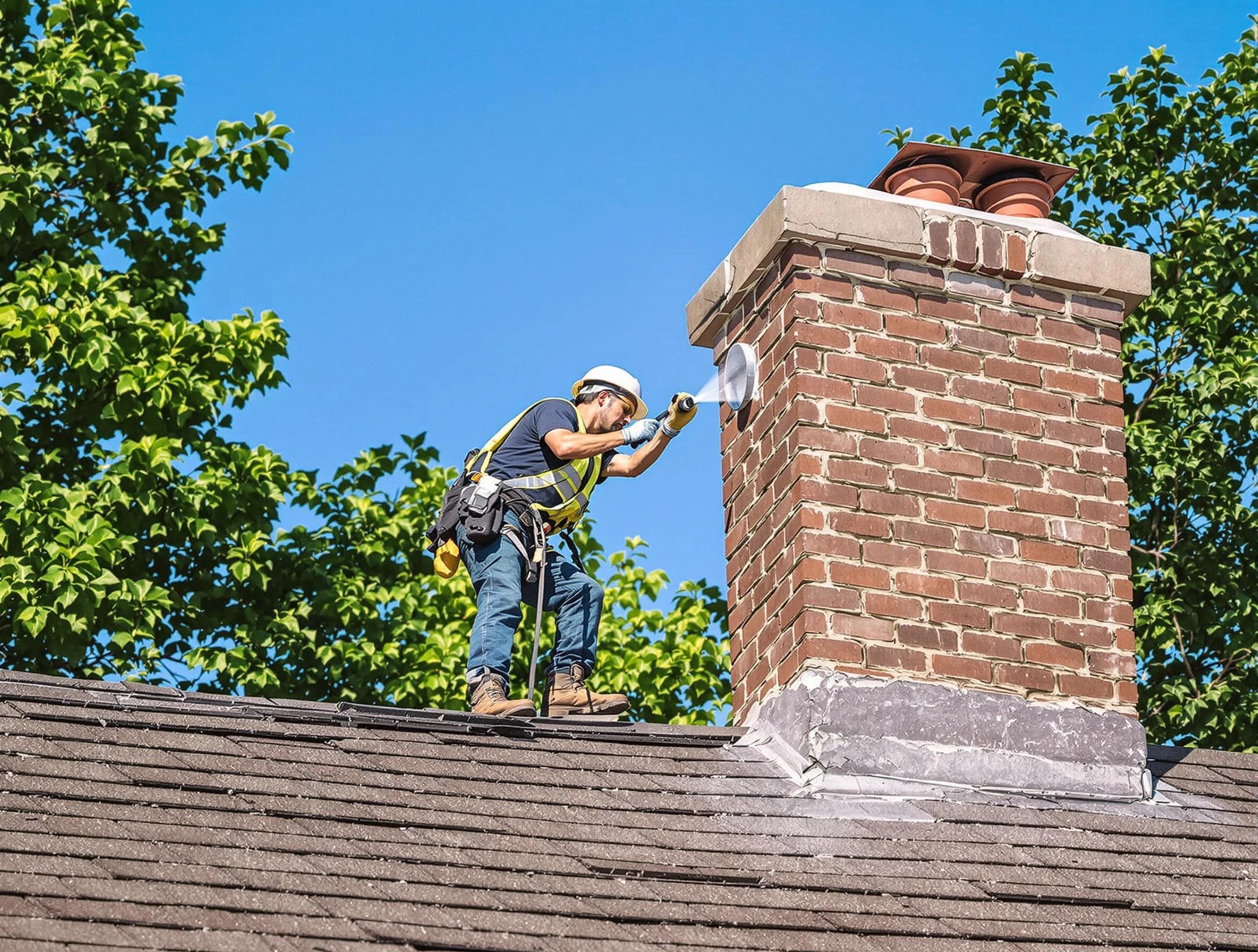Bergenfield Chimney Sweep performing an inspection with advanced tools in Bergenfield, NJ