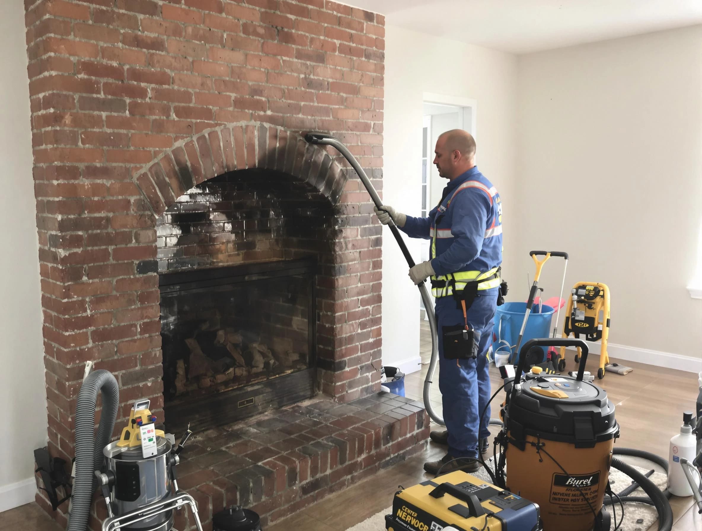 Bergenfield Chimney Sweep expert performing detailed chimney sweep in Bergenfield, NJ