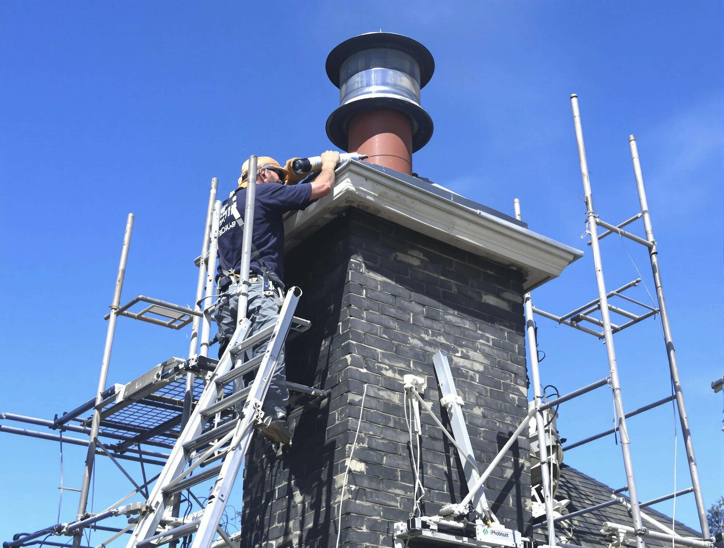 Sturdy chimney crown finished by Bergenfield Chimney Sweep in Bergenfield, NJ