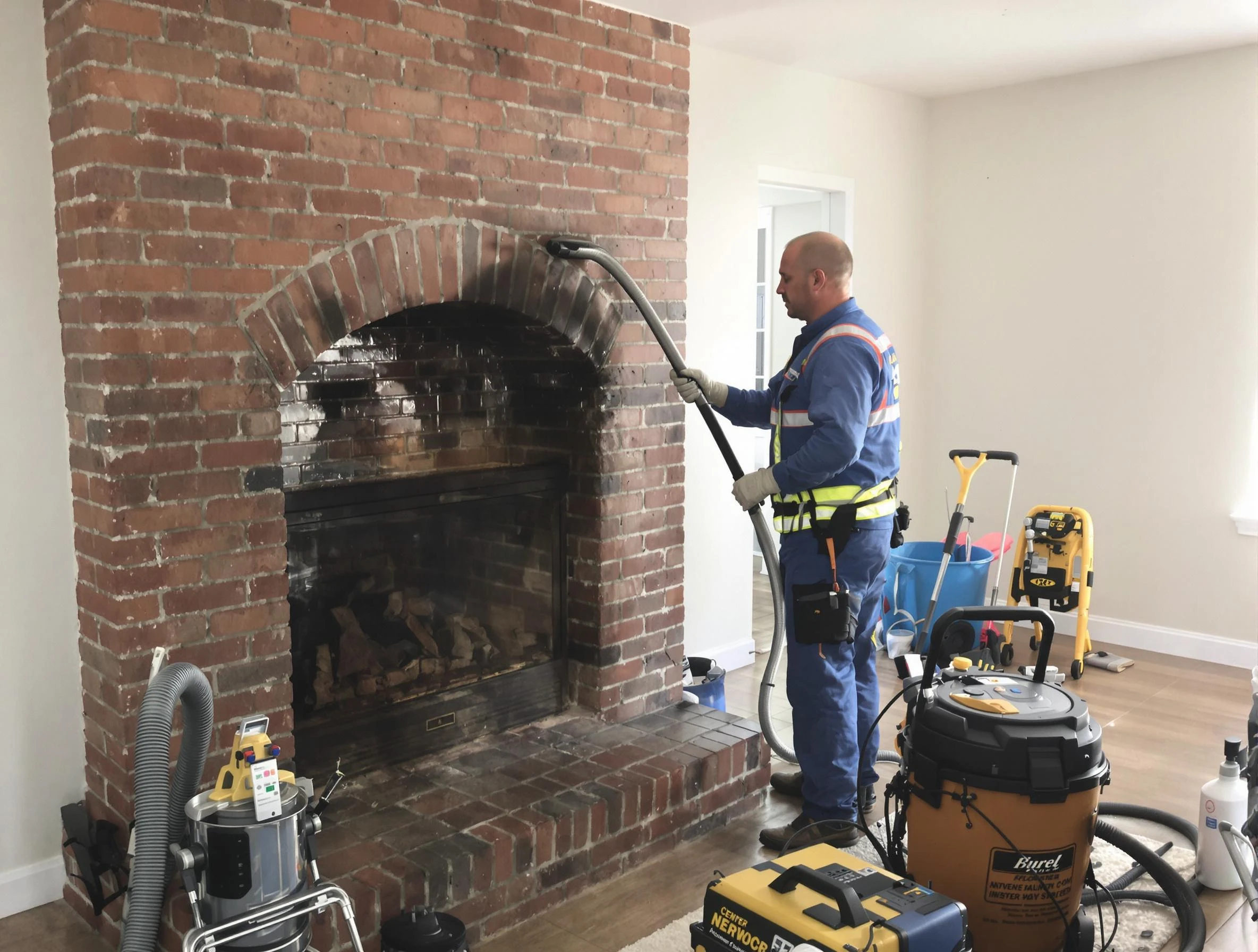Bergenfield Chimney Sweep expert performing detailed chimney sweep in Bergenfield, NJ